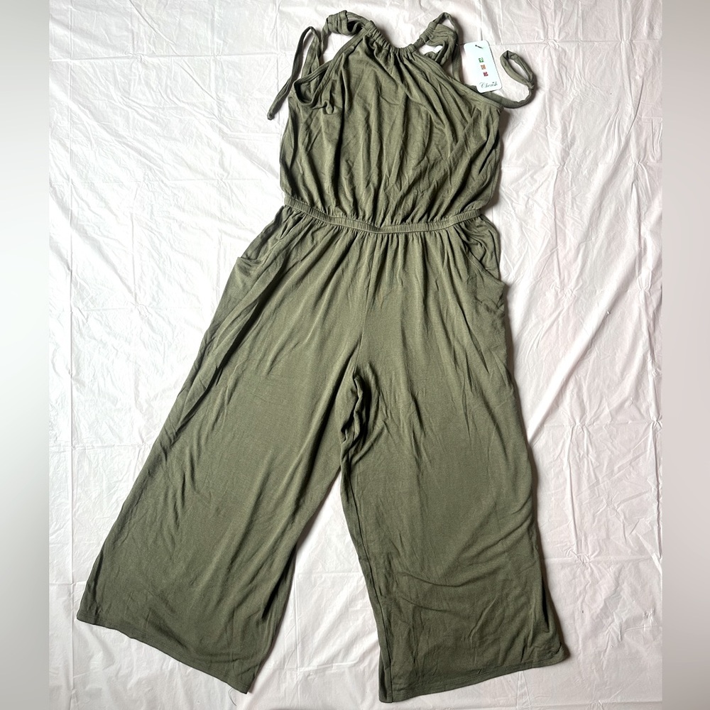 CHERISH LIGHT BROWN JUMPSUIT